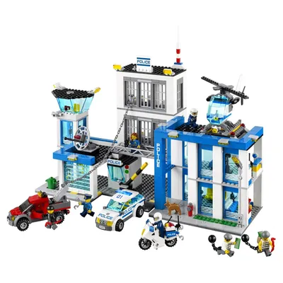 Конструктор LEGO City Полицейский участок 60141 - купить с доставкой по  выгодным ценам в интернет-магазине OZON (530805426)