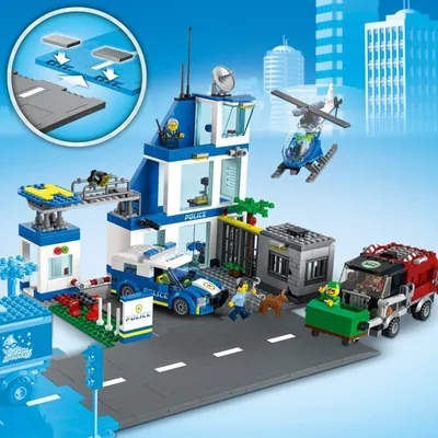 Купить Lego 60141 Игрушка Город Полицейский участок - цена от 5 809 ₽ в Саки