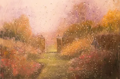 Летний дождь в парке» картина Контуриева Вячеслава маслом на холсте —  купить на ArtNow.ru
