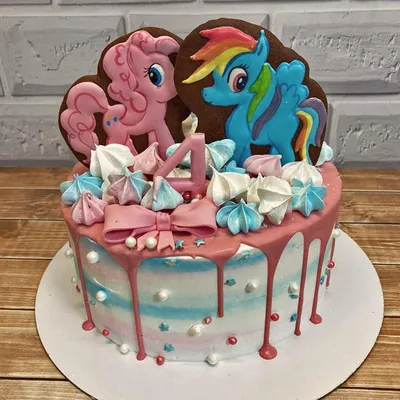 Торт «My Little Pony» категории торты с маленькими пони из мультфильма «My  Little Pony: Дружба — это чудо»