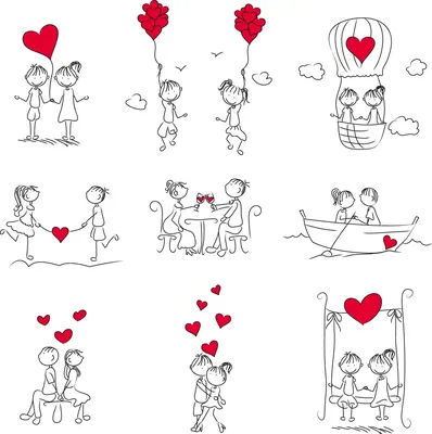 Картинки для срисовки про любовь и пары влюбленные