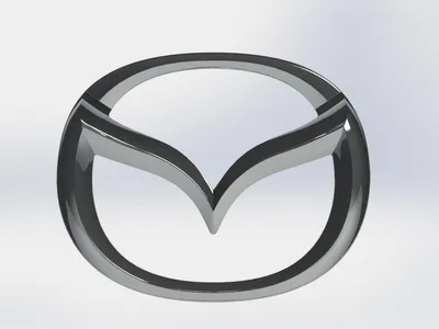 For Mazda logo chrome emblem sticker decal MAZDA 3 6 MIATA RX7 RX8 MX5 |  eBay