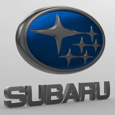 Subaru logo emblem sign Stock Photo - Alamy