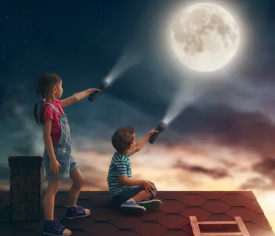 луна и звезды. кадр круга с полумесяцем для детских карт. Иллюстрация штока  - иллюстрации насчитывающей конспектов, луна: 257671884