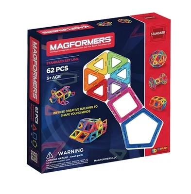 Magformers 90-piece magnetic construction tiles toy sale