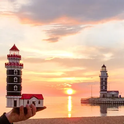 На Острове Отдыха появился маяк с подсветкой - Афиша Красноярска
