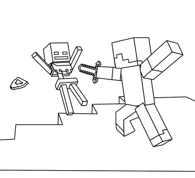 Pаскраска Minecraft #113973 (Видео игры) – Раскраски для печати