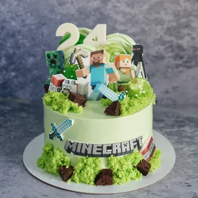 Торт \"Minecraft\"