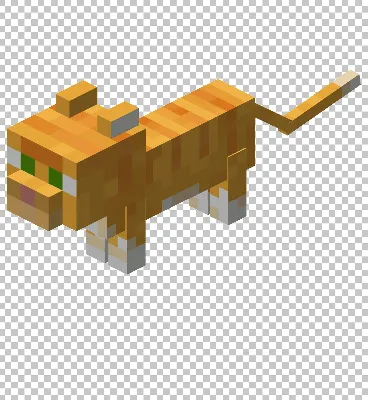 Minecraft Cat PNG Image | OngPng