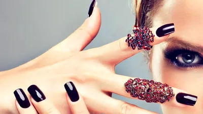 Маникюр с рисунком бабочки и бантом, съемные DIY блестки, накладные ногти,  длинные накладные ногти для балерины – купить по низким ценам в  интернет-магазине Joom