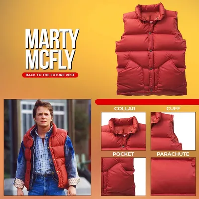 Marty McFly vest replica from MJackets. Any thoughts? | RPF Costume and  Prop Maker Community