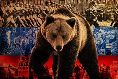 Логотип России: медведи, матрешки, купола