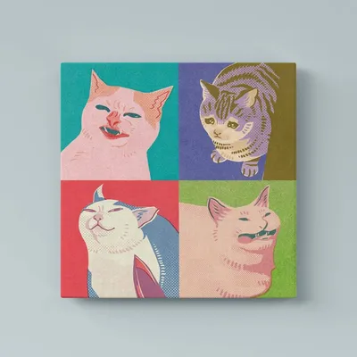 OK-Print Значки с котятами, мемные