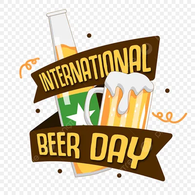 Международный день пива. приветствия с звонкими пивными кружками  концептуальными .. | Премиум векторы