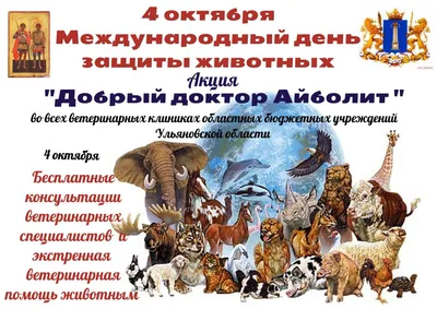 4 октября — Всемирный день защиты животных | Гродненский областной комитет  природных ресурсов и охраны окружающей среды