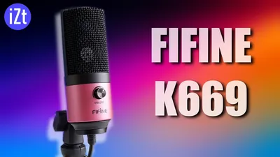 Микрофон универсальный Fifine A6V микрофон - купить по выгодной цене в  интернет-магазине OZON (417768761)