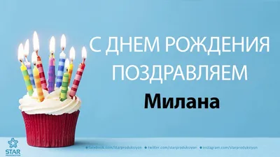Картинки с надписью - С Днём рождения, милашка!.