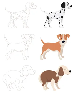 Идеи для срисовки милые собачки (90 фото) » идеи рисунков для срисовки и  картинки в стиле арт - АРТ.КАРТИНКОФ.КЛАБ