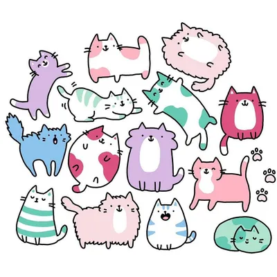 Рисунки милые и няшные животные (50 фото) » рисунки для срисовки на  Газ-квас.ком