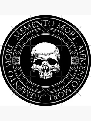 Memento Mori III - Memento Mori Art - Skeleton Skull Logo - Latin Phrase  Quotes\" Magnet for Sale by WIZECROW | Redbubble