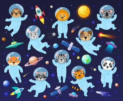 10 персонажей мультфильмов, которые были в космосе