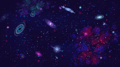 Коллекция космических земных планет спутниковая звезда и ракета в мультяшном  стиле на синем фоне векторной иллюстрации | Бесплатно векторы | Vetores,  Arvore desenho, Planetas