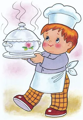 Детский рисунок повар - 73 фото