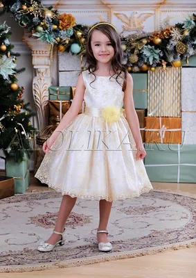 Детское вечернее платье Alexandrina White ✓белого цвета ✓длинное со шлейфом  ✓кружево ❃Нарядные детские платья ОПТом ❖Коллекция МИРАБЕЛЬ ☙Валентина  Гладун
