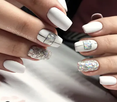 Білі нігті, білий манікюр | Nails, Beauty
