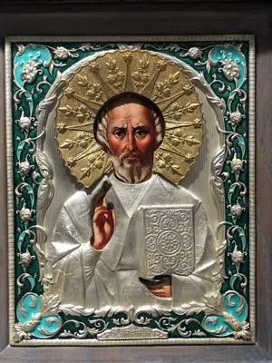 Икона - Святой Николай Чудотворец | Святой николай, Православное  христианство, Православные иконы