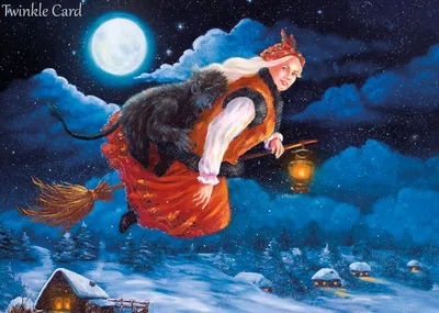 Рисунок Ночь перед рождеством №174546 - «Зимняя сказка» (12.01.2024 - 15:25)