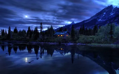 Красивые ночные пейзажи - 76 фото