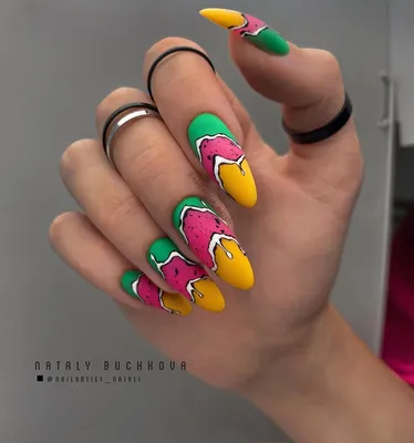 Nails ♡ | Яркие ногти, Дизайнерские ногти, Ногти