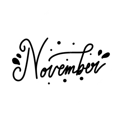 ноябрь месяц надпись PNG , ноябрь, месяц, надпись PNG картинки и пнг  рисунок для бесплатной загрузки