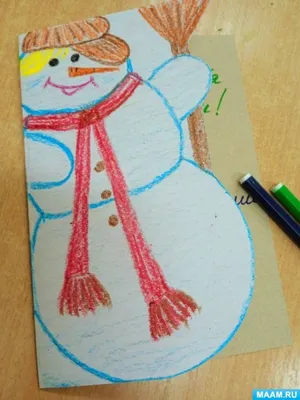 Новогодние рисунки детей в инклюзивной творческой лаборатории \"Дорога к  счастью\" | ДК Россия