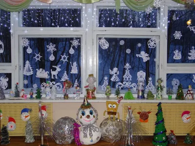 Акция \"Новогодние окна\" | Детский сад №9