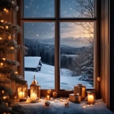 Поделка Новогодние окна №359336 - «Новогодние фантазии» (09.12.2022 - 19:33)