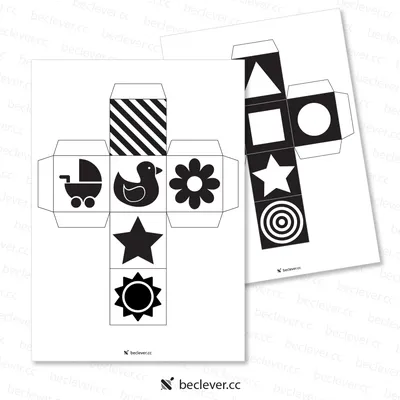 Развивающая игра для новорожденных «Черно-белые картинки», 20 карт А5  купить в Чите Методики раннего развития в интернет-магазине Чита.дети  (1640256)