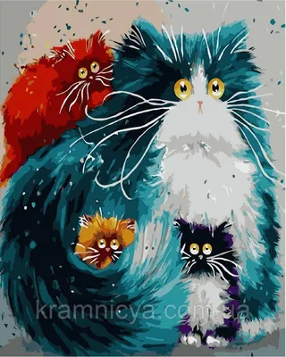 Картина по номерам Смешные котики, 40х50 Strateg Премиум с лаком и уровнем  (VA-1639) (ID#1669340085), цена: 349 ₴, купить на Prom.ua
