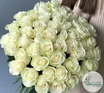 baumarket_of_flowers - Огромный букет белых роз🤩 Думаю, слова тут излишне  🙌 📞Tel,What/App+7(925)919-49-97📲📩 🚖Бесплатная Доставка по Москве и МО  . . . #501роза | Facebook