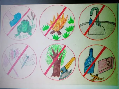 Рисунки по защите природы для детей - 58 фото