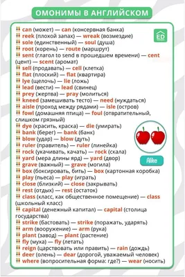 Что такое омонимы? - Вопросы Веры и Фомы