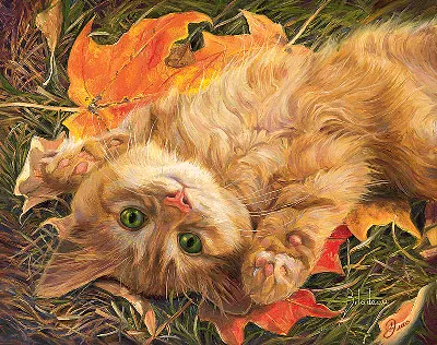 Кошка- Осень (Виктория Полински) / Стихи.ру