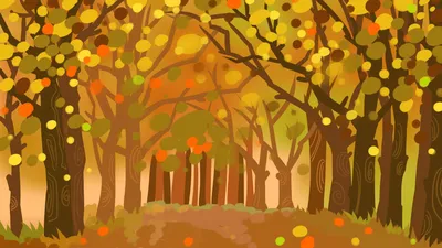 простой мультфильм осень осень Фон Обои Изображение для бесплатной загрузки  - Pngtree