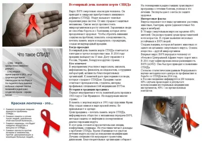 1 декабря-Всемирный день профилактики ВИЧ-инфекции