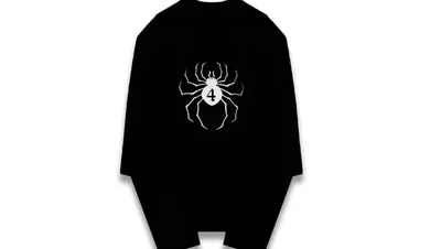 Невеста-паук — Черно-белый готический постер — Sinister.se