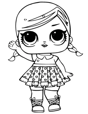 LOL Dolls Coloring Pages - Best Coloring Pages For Kids | Cute coloring  pages, Lol dolls, Valentine coloring pages