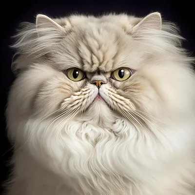 изображение белого персидского кота сидящего на сером фоне Обои Изображение  для бесплатной загрузки - Pngtree