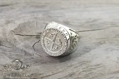 Эксклюзивный перстень Хранитель закона с эмалью и бриллиантами — Покровский  ювелирный завод