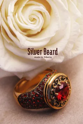 Перстень мужской из серебра с круглым агатом – купить в интернет-магазине  «Темпо»